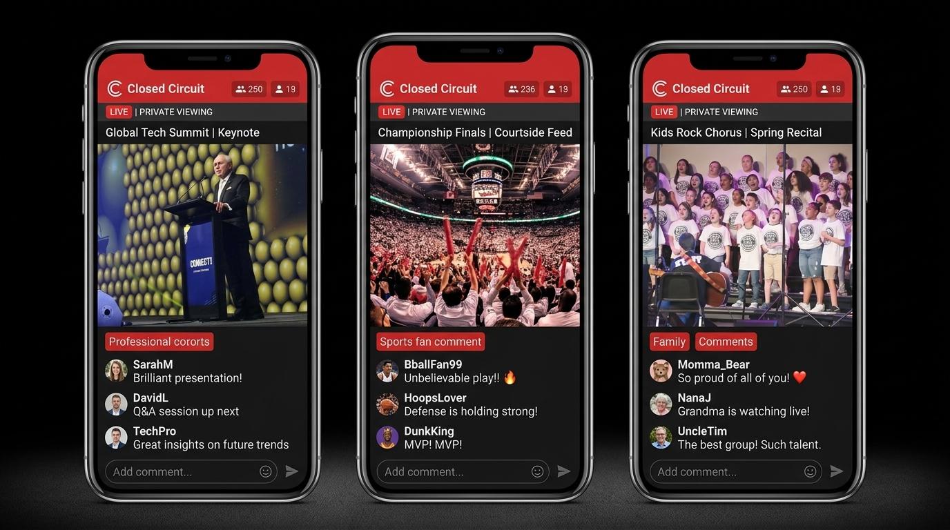 Discover and watch exclusive live events.